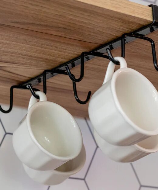 SOPORTE DE TAZAS NEGRO (13529-2-2)