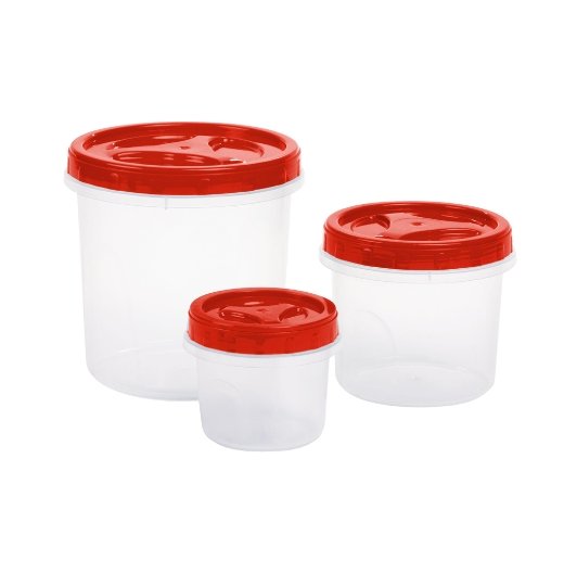 TUPPER DE ROSCAS COLORES SURTIDO (13626)