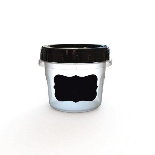 POTE  DE CONDIMENTOS CON TAPA A ROSCA DE 300 ML (13632)