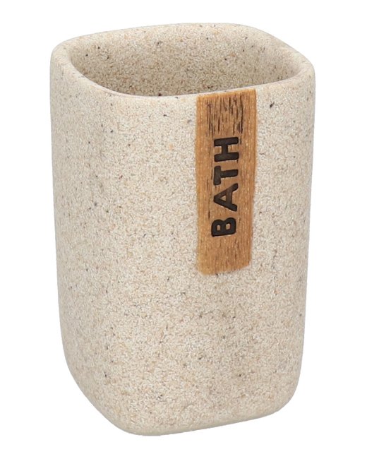 VASO POLYRESINA ARENA CUADRADO BATH (162AV)