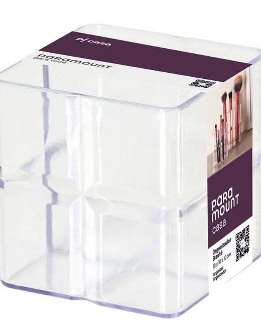 ORGANIZADOR DE ACRÍLICO  10 x 10 x 10 cm (2068)