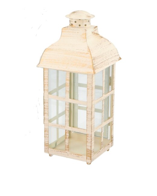 FAROL METAL PATINADO 11.5*11.5*30 CM (210705/1)