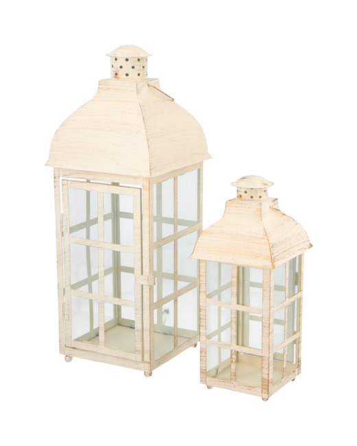 FAROL METAL PATINADO SET X 2 (210705)