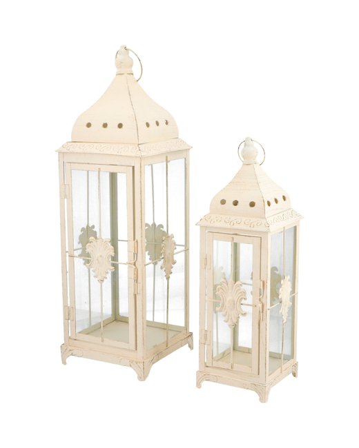 FAROL METAL PATINADO SET X 2 (210706)