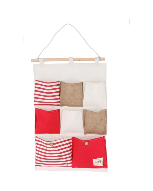 BOLSILLERO ROJO/BEIGE/BLANCO (211214)