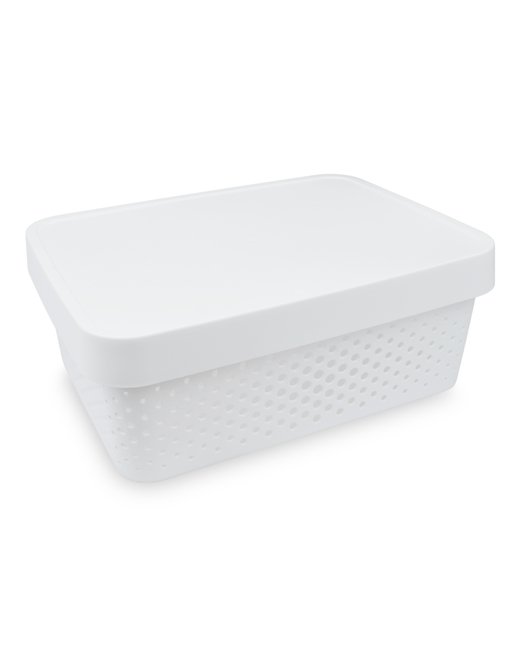 cesto blanco c tapa 36*27*14cm (3072A)