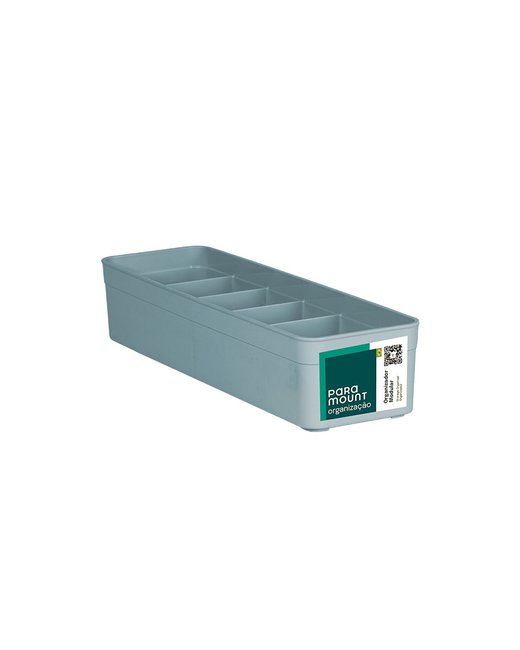 ORGANIZADOR DE CAJÓN GRIS CON DIVISIONES (3397)