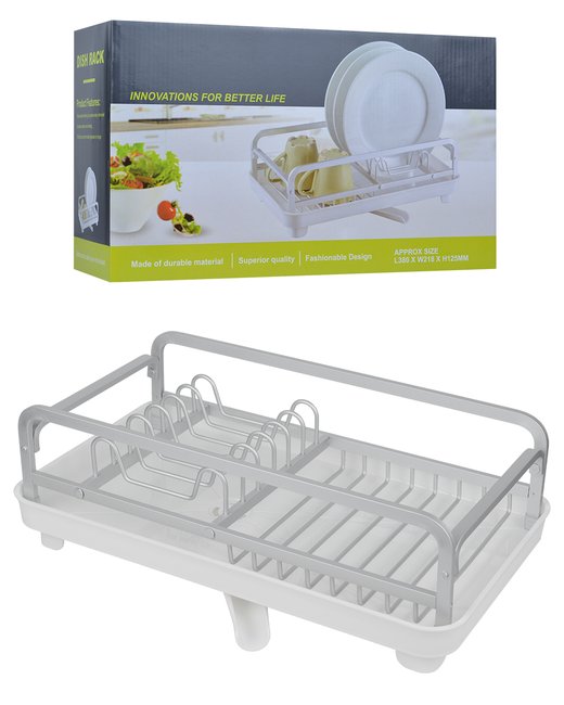 ESCURRIDOR ALUMINIO ANGOSTO CON CANALETA (450210)