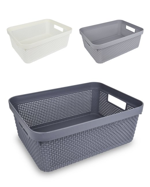 cesta 36*26.5*13.5 colores surtidos (7015)