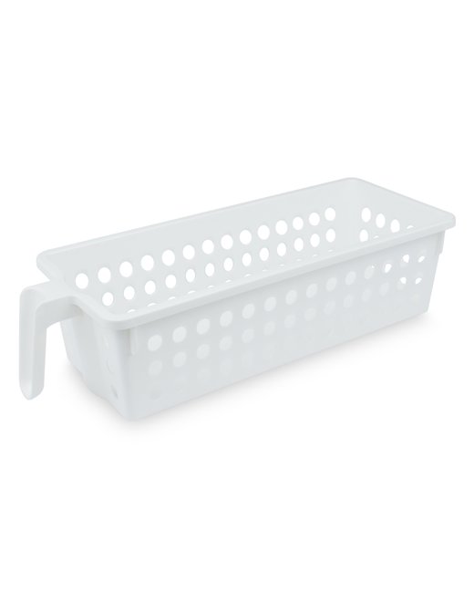 cesto blanco con manija 33*12.5*8.5 (8081)