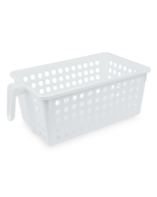 cesto blanco con manija 31*16.3*11.5 (8082)