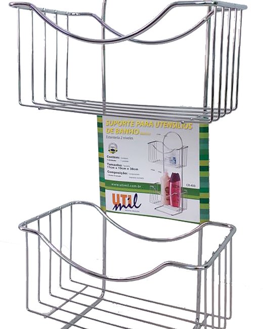 ESTANTERIA DOS NIVELES PARA DUCHA (CR450)