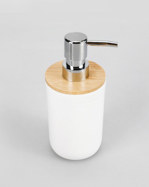 DISPENSADOR DETALLE BAMBÚ BCO (210727)