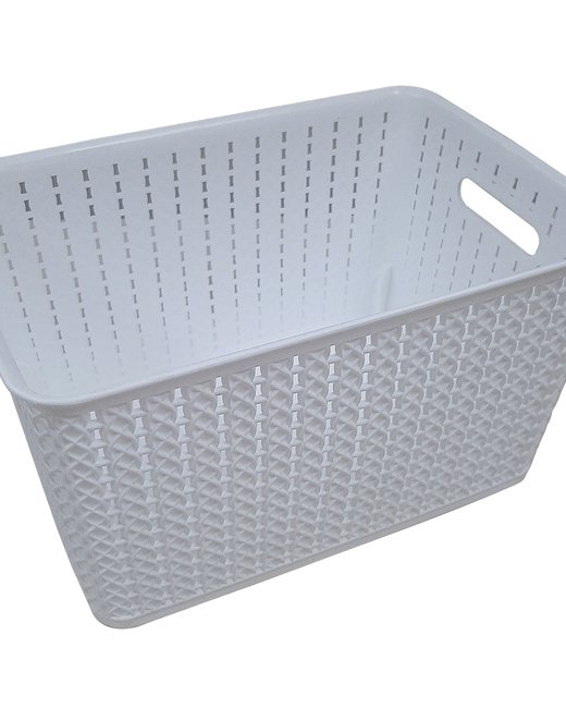 CAJA 5 LTS RATTAN SIN TAPA BLANCO (OR2701)