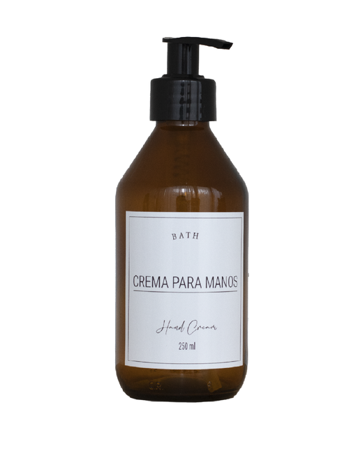 DISPENSADOR DE VIDRIO PARA CREMA PARA MANOS 250ML. (F250Ml)