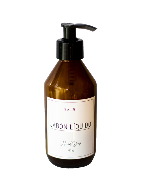 DISPENSADOR DE VIDRIO PARA DE JABÓN LÍQUIDO 250 ML. (F250ML)
