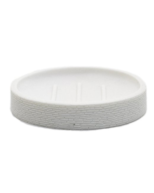 JABONERA BLANCA RELIEVE (141AJ)