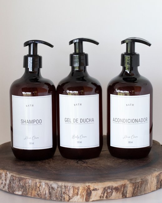 DISPENSADOR DE PLÁSTICO PARA GEL DE DUCHA (f500PET)