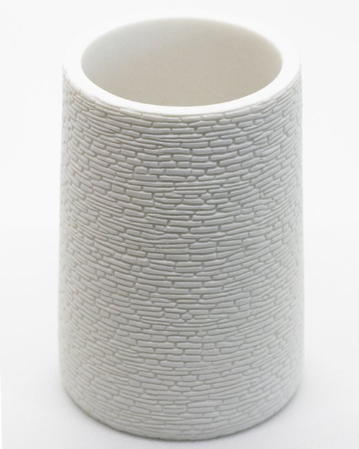 VASO BLANCO RELIEVE (141AV)